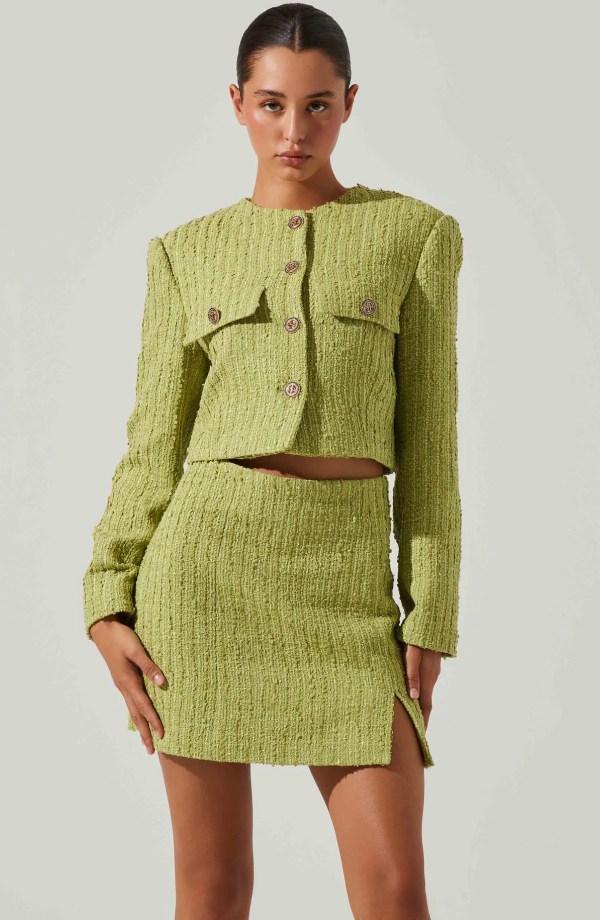 Covina Tweed Cropped Jacket